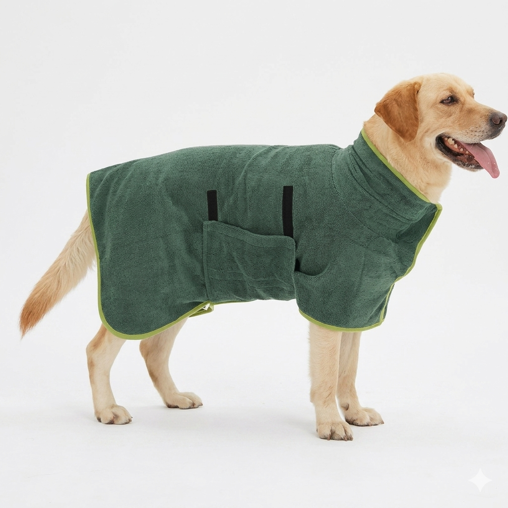 Cosset Quick-Dry Pet Bathrobe