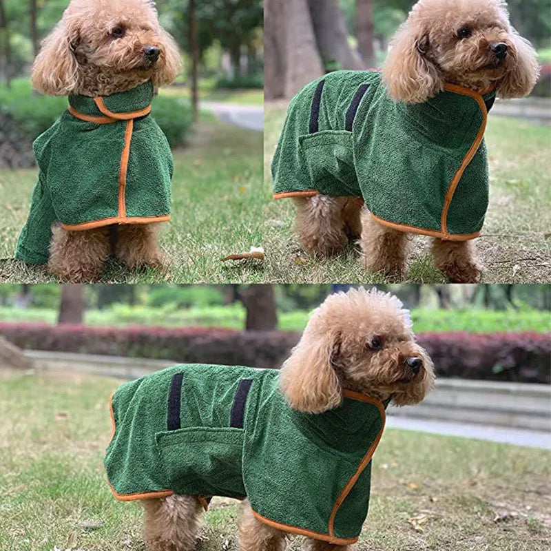 Cosset Quick-Dry Pet Bathrobe